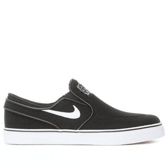 Supra Other - Nike SB Janoski Black/White Slip-On Canvas Shoes